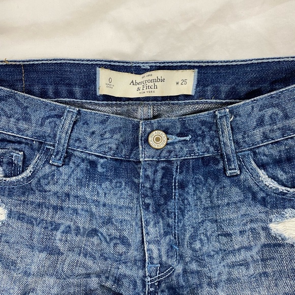 Abercrombie Jean shorts size 25 - Picture 2 of 3